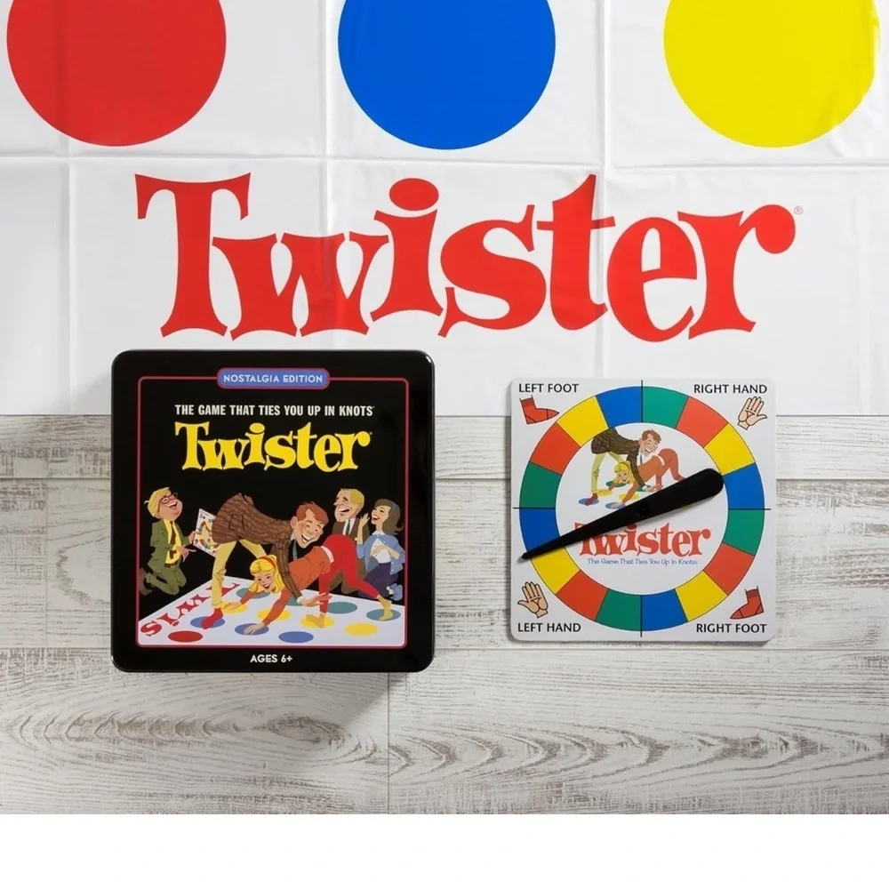 Hasbro Twister Nostalgia Edition 1966 Retro Board Game Tin
